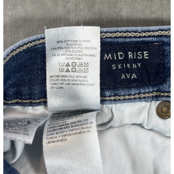 Lucky Brand Women’s 8/29‎ Medium Wash Ava Mid Rise Skinny Denim Jeans - Picture 7 of 8